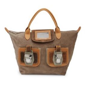 Longchamp le pliage de nol limited edition silvered suede